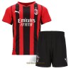 Officiële Voetbalshirt + Korte Broek AC Milan Thuis 2021-22 - Kids